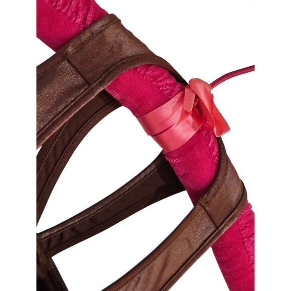 Carbon 38 Action Sports Bra 2.0 Takara Shine Cappuccino Brown Size Small Padded - Picture 10 of 14